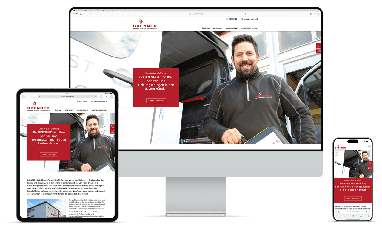 BSSTUDIO Homepage Programmierung Gas Brenner
